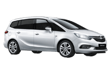 Van Hire Willenhall - Vauxhall Zafira 5 + 2 - Minibus hire Willenhall
